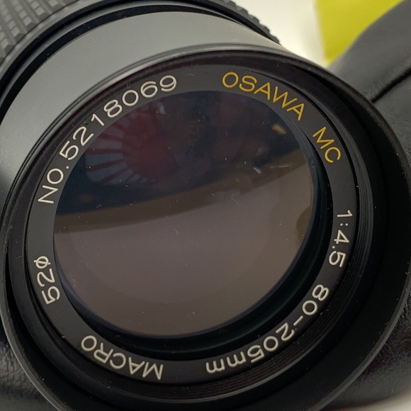 Osawa Camera Zoom Lens Macro  80 205 218069 automatic vintage Covers Case Book - Picture 1 of 12